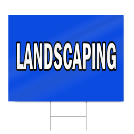 Landscaping Sign