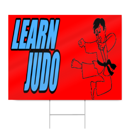 Learn Judo Sign