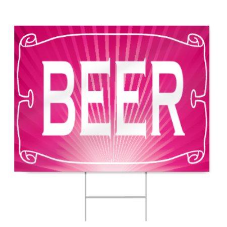 Light Beer Sign