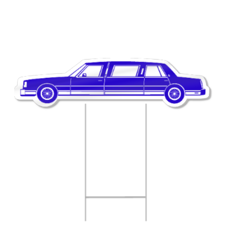 Limo Shaped Sign