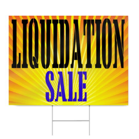 Liquidation Sign