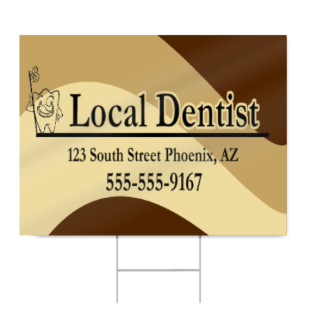 Local Dentist Sign