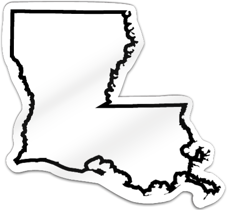 Louisiana Shaped Magnet