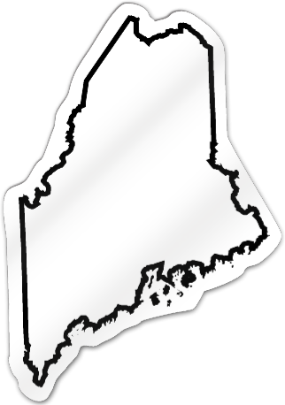 Maine Shaped Magnet