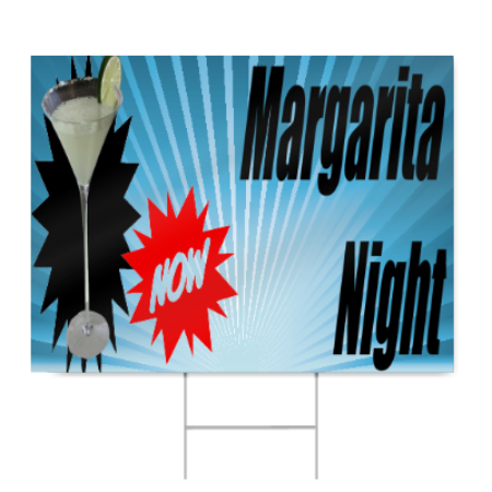 Margarita Night Sign