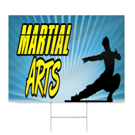 Martial Arts Sign
