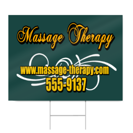 Massage Therapy Sign