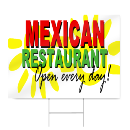 Mexican Grill Sign
