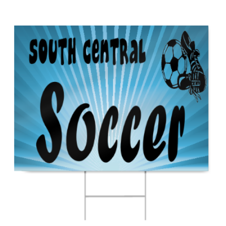 Middle School Soccer Sign