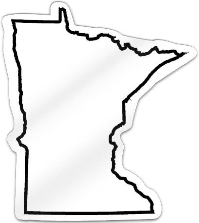 Minnesota Shaped Magnet