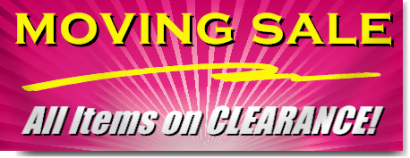 Moving Sale Clearance Banners