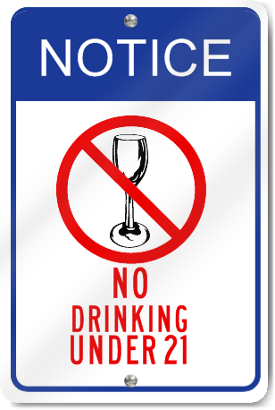 no drinking sign