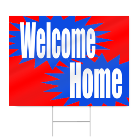 New House Welcome Sign