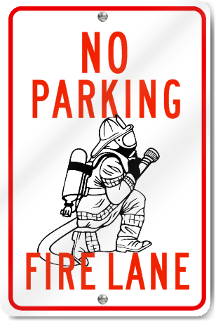 No Parking Fire Lane (Graphic) 12