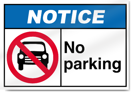 Temporary No Parking Signs - Temporary No Parking Sign12x18 Cardboard Sign  1 PNG Transparent With Clear Background ID 188502 | TOPpng