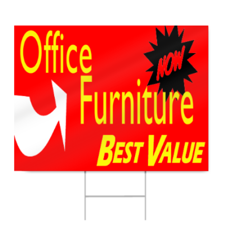 Office Furniture Sign