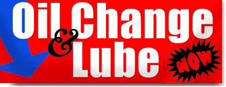 Oil Change & Lube Banners