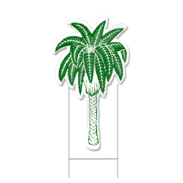 Palm Tree Shaped Sign