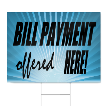 Pay Bill Online Sign  SignsToYou.com