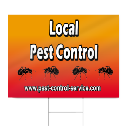 Pest Control Sign