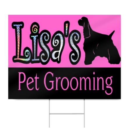 Pet Grooming Sign