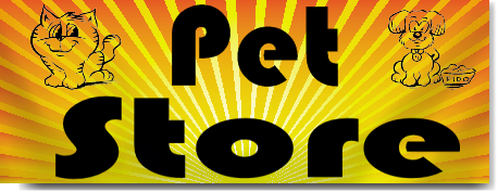 Pet Store Banners