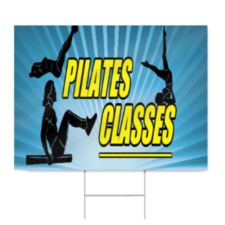 Pilates Classes Sign