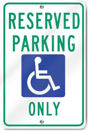 Reserved Parking (Graphic) Only Sign