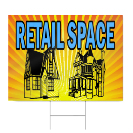 Retail Space Sign
