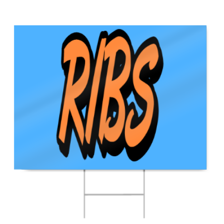 Ribs Sign