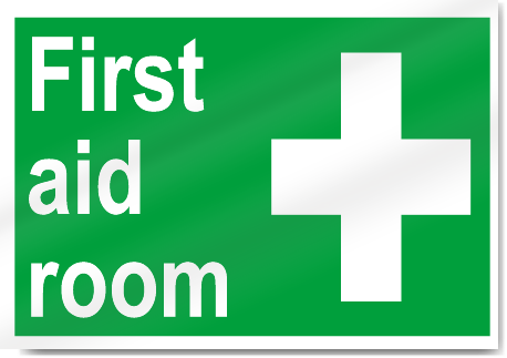 First Aid Room Safety Signs