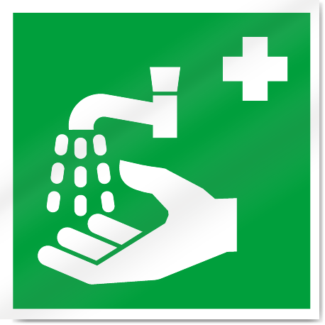 Handwash Symbol Safety Signs