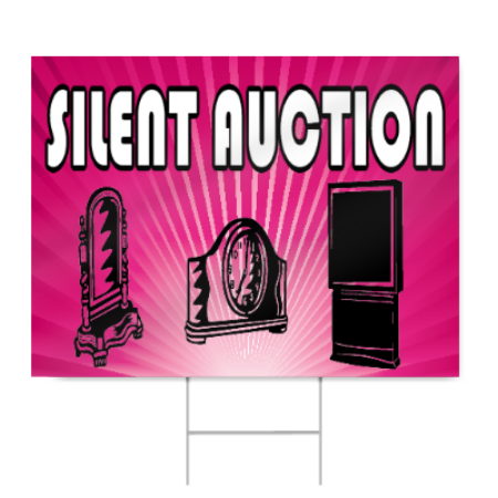 Silent Auction Sign