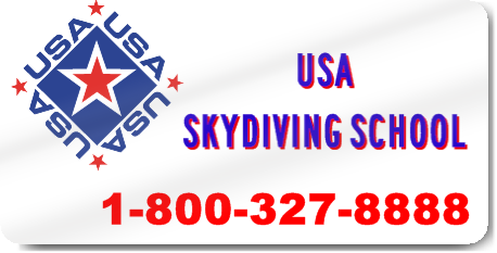 Skydiving School Vehicle Magnet