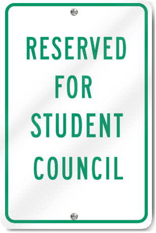 Reserved For Student Council