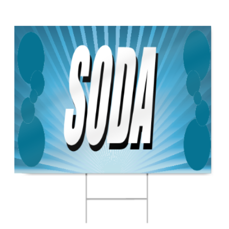 Soda Fountain Sign
