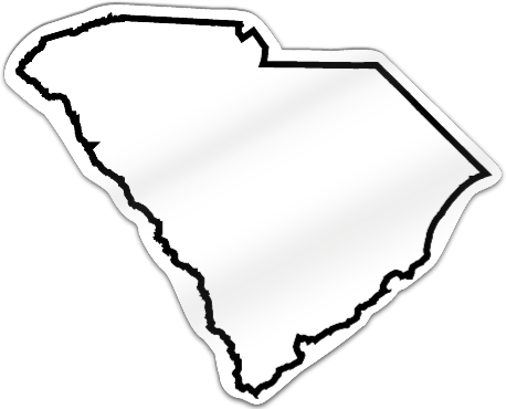 South Carolina Shaped Magnet