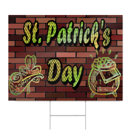 St Patricks Day Party Sign