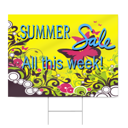 Summer Sale Sign