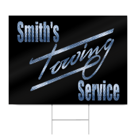 Towing Service Sign