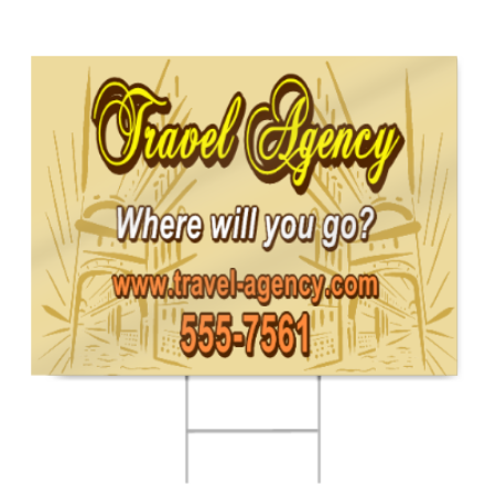 Travel Agency Sign