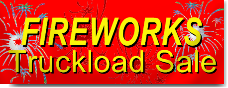 Fireworks Truckload Sale Banners