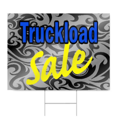 Truckload Sale Sign