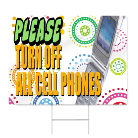 Turn Off Cell Phones Sign
