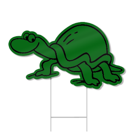 Turtle Shaped Sign