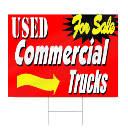 Used Commercial Truck Sign