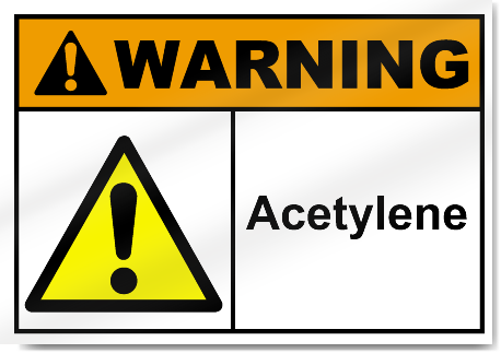 Acetylene Warning Signs