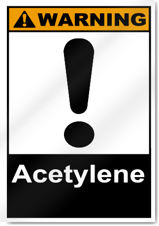 Acetylene Warning Signs