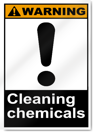 Cleaning Chemicals Warning Signs