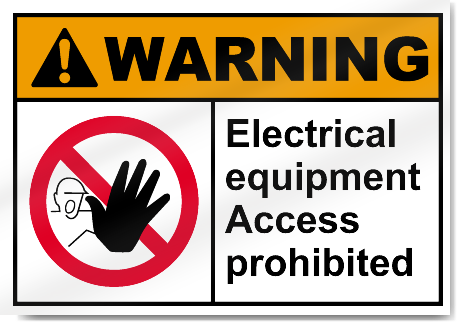 Warning signs Drivers beware of overhead electric cables Safety sign 